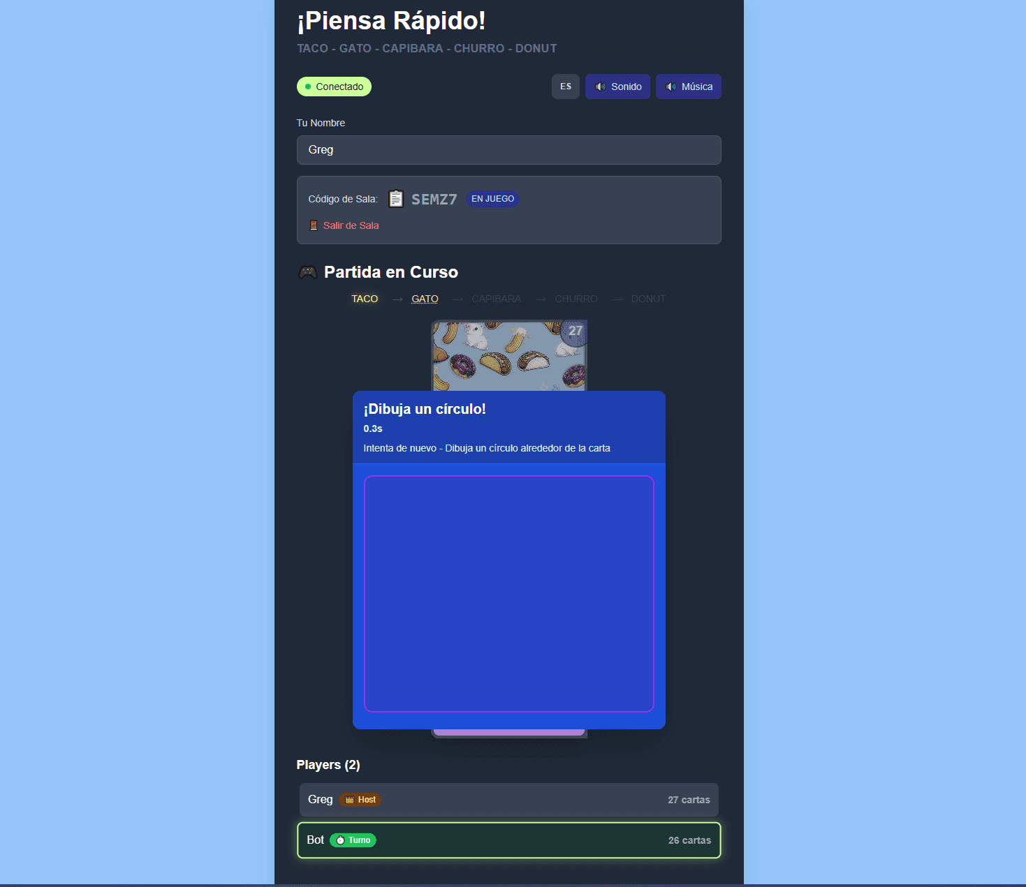 Think-Fast - Juego vista 4